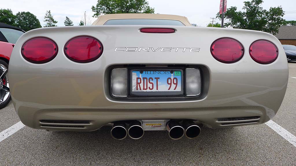 Corvette Vanity Plates from Bloomington Gold