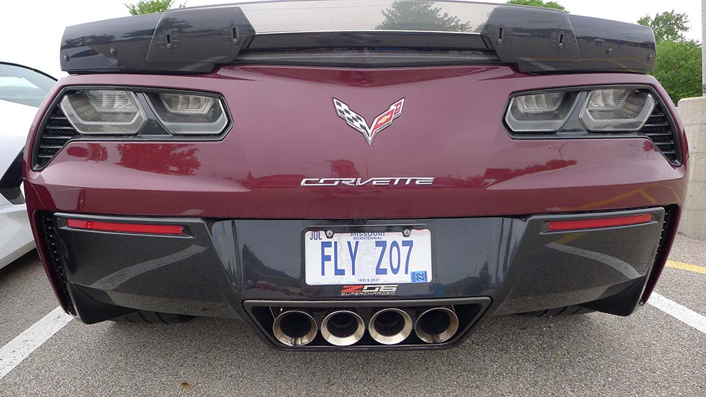 Corvette Vanity Plates from Bloomington Gold
