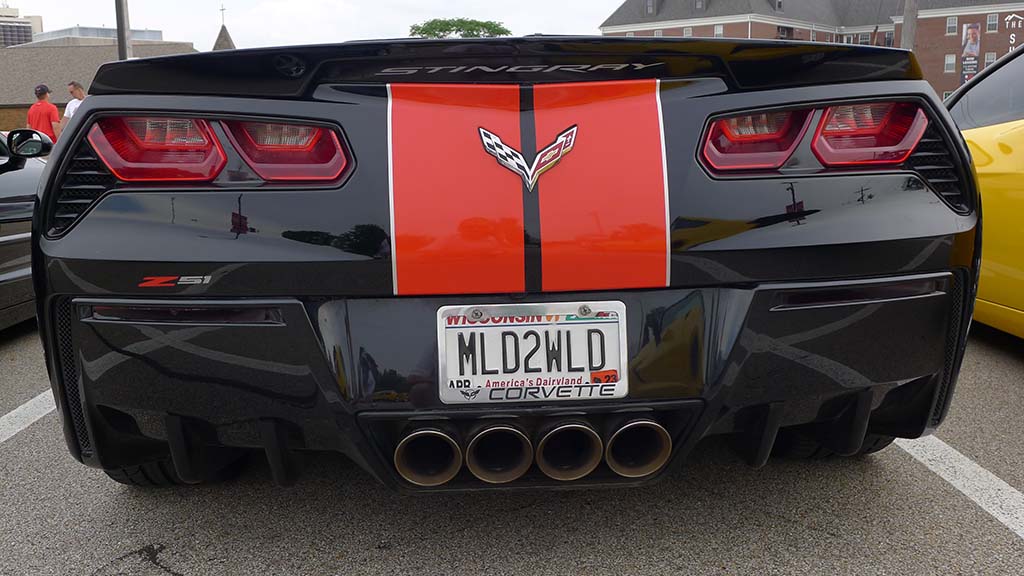 Corvette Vanity Plates from Bloomington Gold