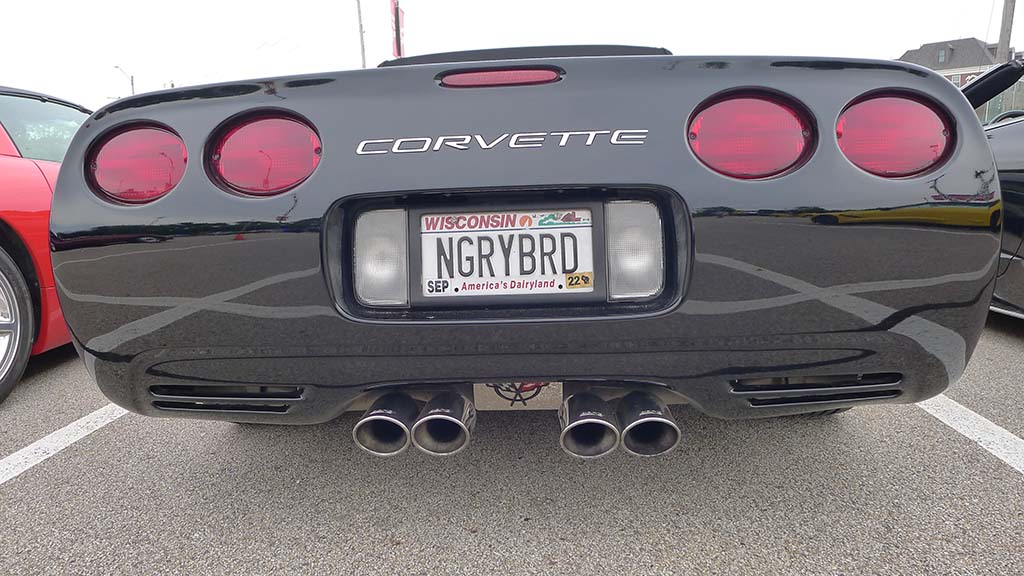 Corvette Vanity Plates from Bloomington Gold