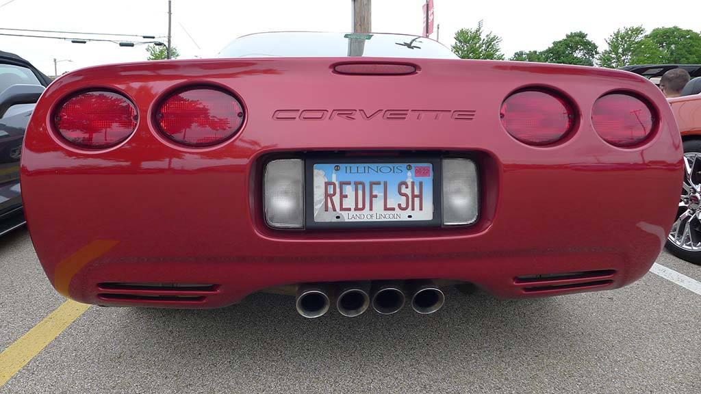 Corvette Vanity Plates from Bloomington Gold