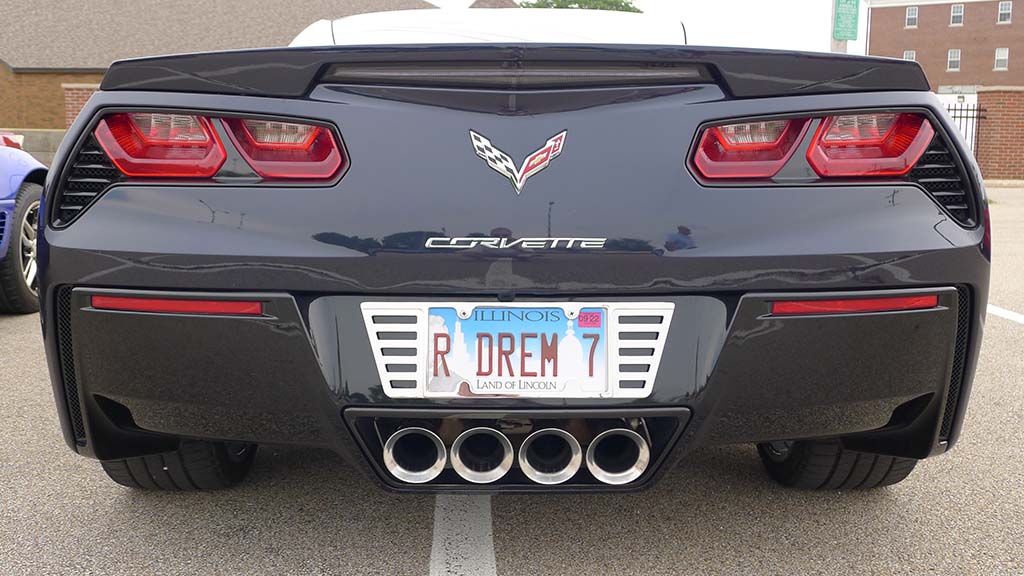 Corvette Vanity Plates from Bloomington Gold