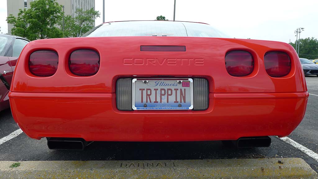 Corvette Vanity Plates from Bloomington Gold