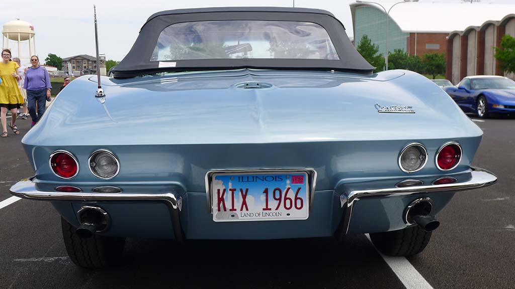 Corvette Vanity Plates from Bloomington Gold