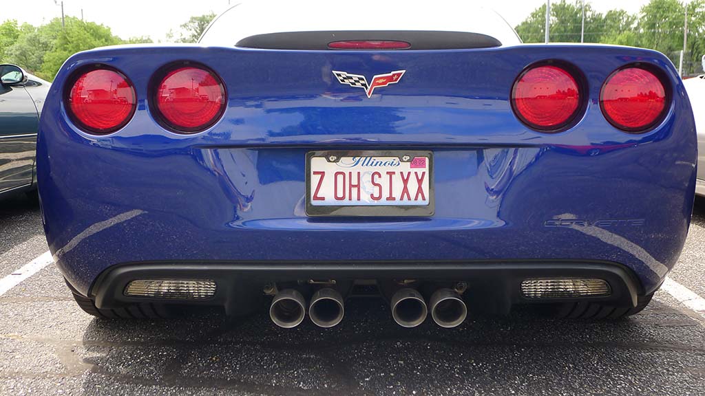 Corvette Vanity Plates from Bloomington Gold