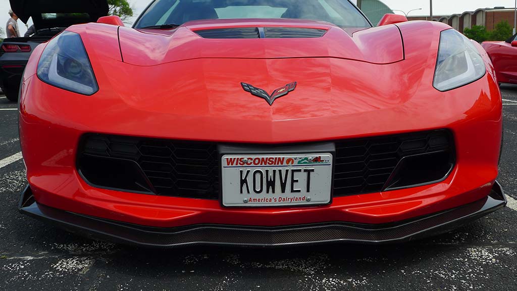 Corvette Vanity Plates from Bloomington Gold