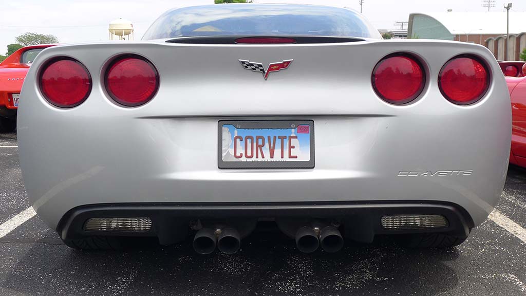 Corvette Vanity Plates from Bloomington Gold