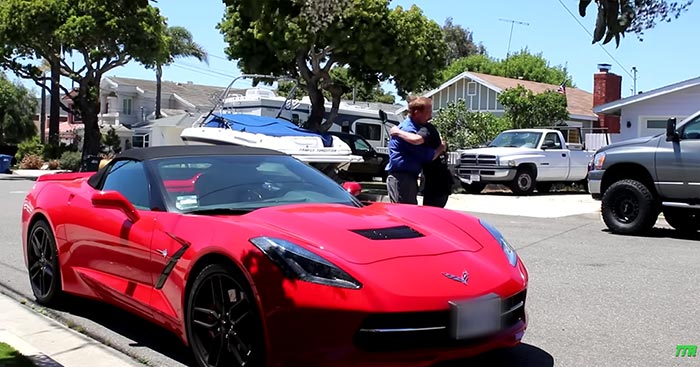 [VIDEO] Son Surprises His Dad with a Red C7 Corvette Convertible