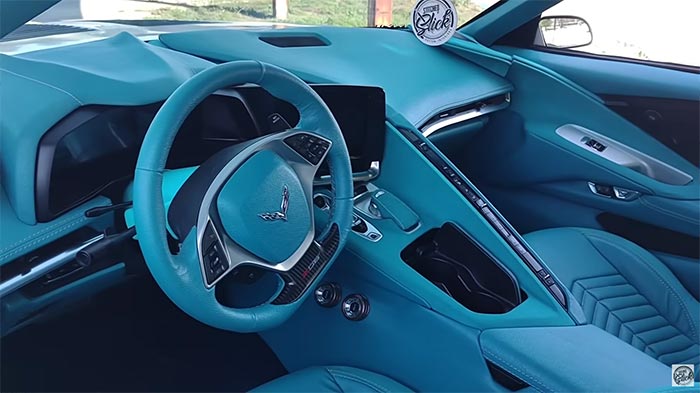 [VIDEO] Custom IROC Camaro is Rocking a Full Rapid Blue C8 Corvette Interior