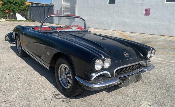 Corvettes for Sale: 1962 Corvette Barn Find on eBay at No Reserve