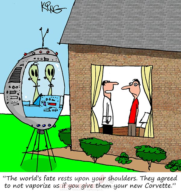 Saturday Morning Corvette Comic: Saving the World is Never Easy
