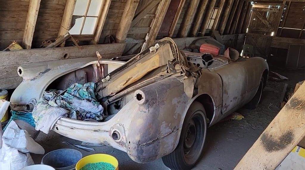 [VIDEO] Watch as a 1953 Corvette is Rescued from an Old Barn