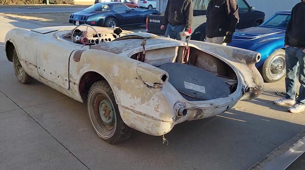 [VIDEO] Watch as a 1953 Corvette is Rescued from an Old Barn
