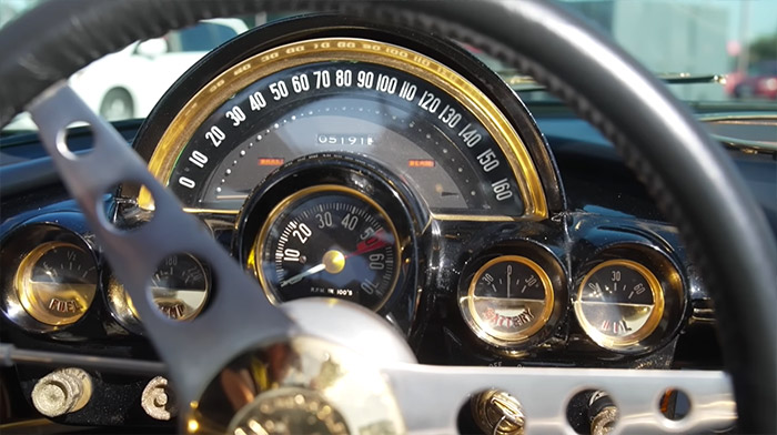 [VIDEO] Black, Gold-Plated 1947/59 Corvette with a 'Gangsta' Past Taken for a Spin