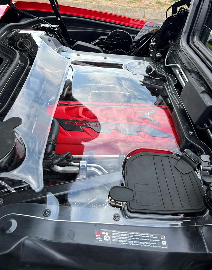 C8 Corvette HTC Clear Engine Bay Cover