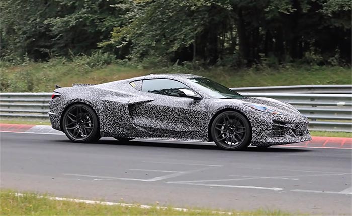 The Corvette Z06 and E-Ray Prototypes are Testing at the Nurburgring This Week