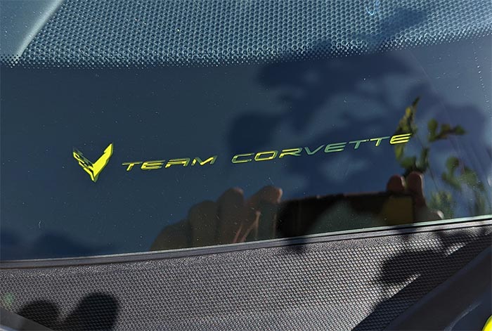 [VIDEO] Super Easy DIY Mod for Colorizing 'Team Corvette' on your C8 Corvette's Windshield
