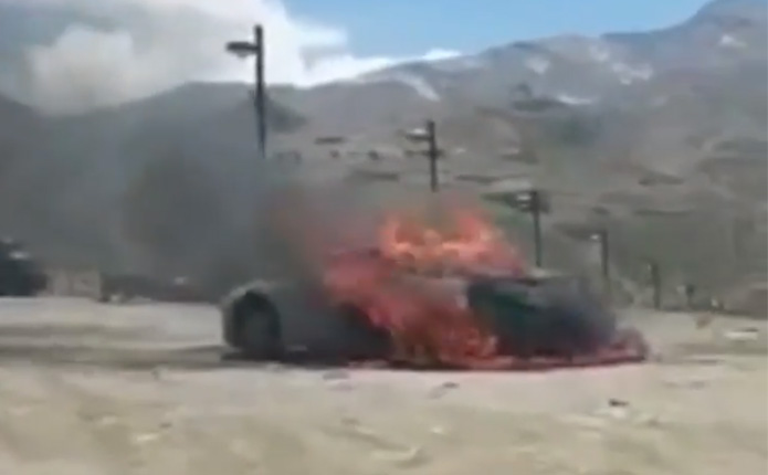 [VIDEO] Chevy Says the C8 Corvette that Burned Last Week in Spain Was Not An E-Ray