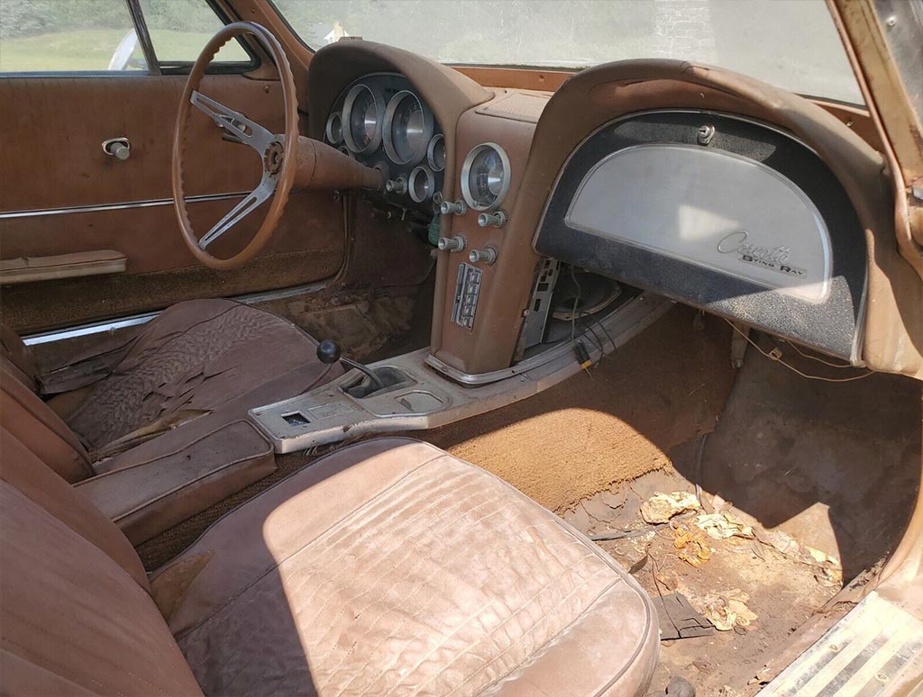 Corvettes for Sale: 1963 Corvette Split Window Stored for 20 Years on eBay