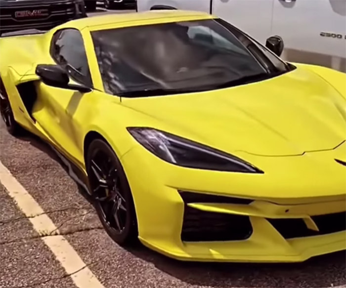 [SPIED] Another Z06 Corvette Spotted in Body-Color Trim