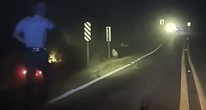 [VIDEO] Arkansas State Police Chase Down Son Driving His Dad's Corvette