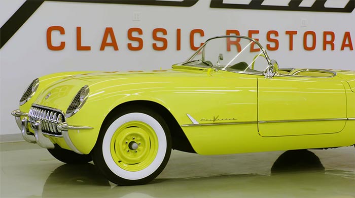 [VIDEO] 1955 Corvette in Harvest Gold is Restored and Driven
