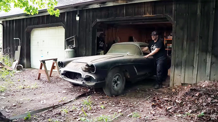 [VIDEO] Dennis Collins Travels to Michigan to Rescue a 1962 Corvette Parked Since 1970