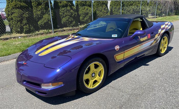 427Stingray.com to Auction a 1998 Corvette Indy 500 Pace Car Convertible