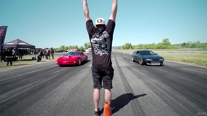 [VIDEO] Hoonigan's 'This or That' Races a Nitrous-Powered C5 Corvette VS an 800-hp Nissan 240SX
