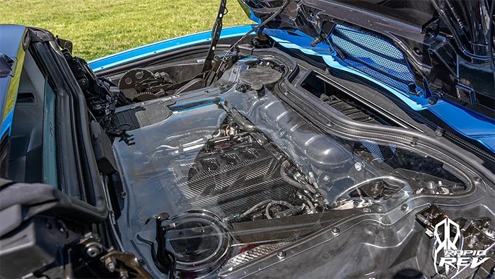 Save $150 on RapidRev's C8 Carbon Fiber Engine Cover Bundle