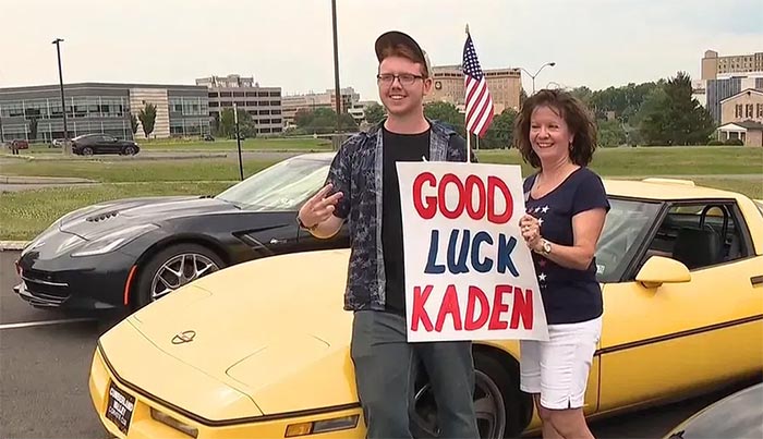 Corvette Club Provides Perfect Sendoff for Young Member Headed to Air Force Boot Camp