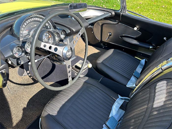 1958 Panama Yellow Corvette Convertible