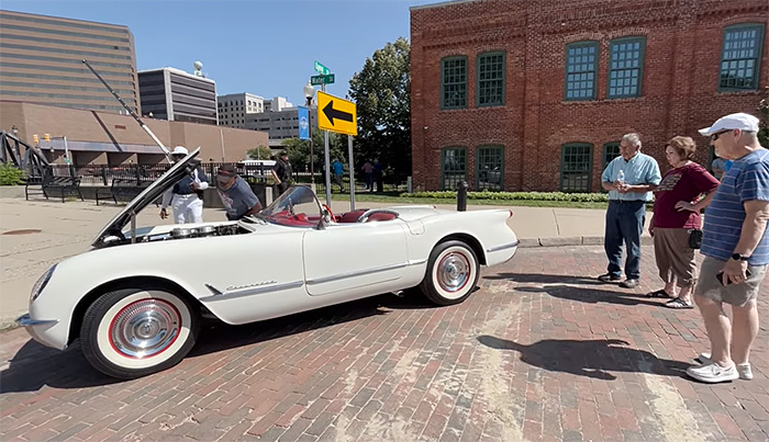 [VIDEO] Flint-Made 1953 Corvette Returns Home to for Back to the Bricks