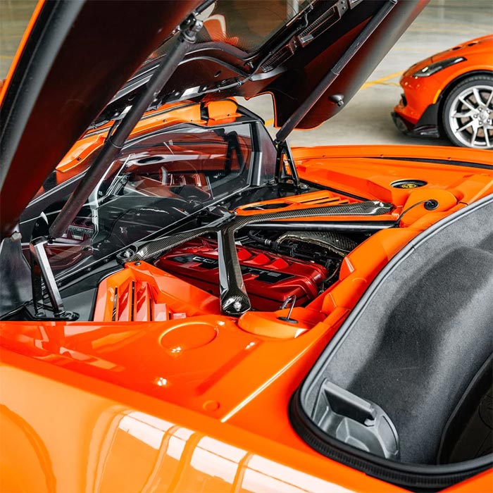 C8 Coupe Engine Compartment Overlay