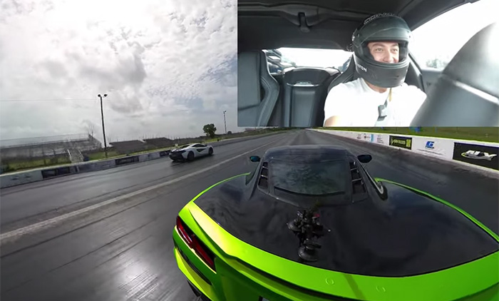 [VIDEO] 2023 Corvette Z06 Races a McLaren 570s at the Drag Strip