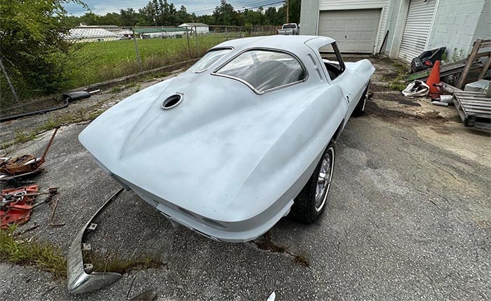 Corvettes for Sale: 1963 Corvette Split-Window Coupe Project on eBay