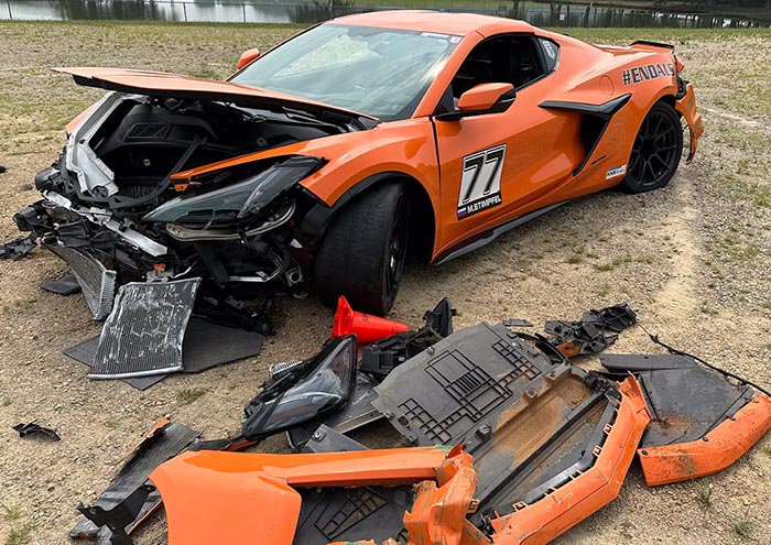 [VIDEO] C8 Corvette Z06 Crashes Hard at During Track Session at VIR