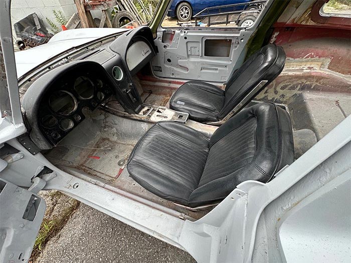 Corvettes for Sale: 1963 Corvette Split-Window Coupe Project on eBay