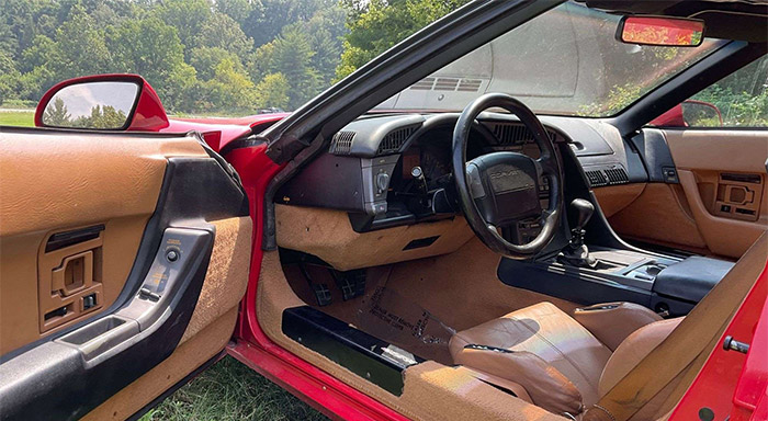 1990 Red/Tan ZR1 Coupe