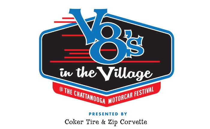 Show Off Your Corvette at Coker Tire's V8s in the Village at the Chattanooga MotorCar Festival