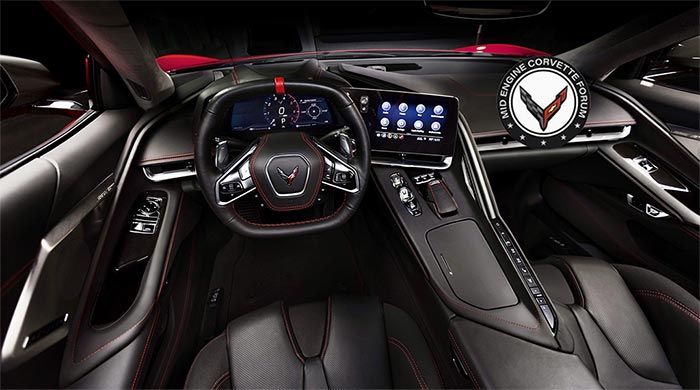 C8 Corvette Interior Rendering