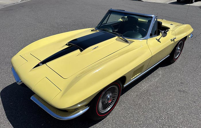 1967 Sunfire Yellow / Black Convertible
