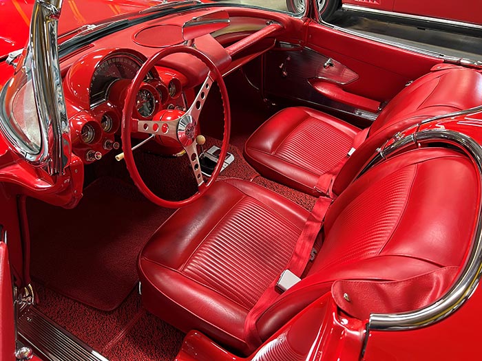 1961 Roman Red / Red Convertible
