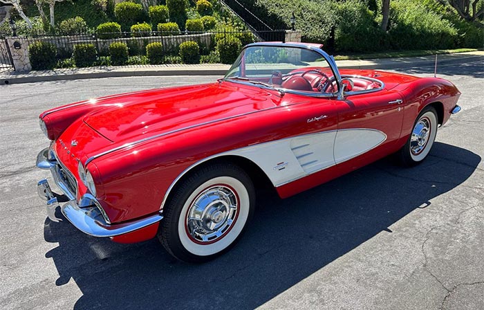 1961 Roman Red / Red Convertible