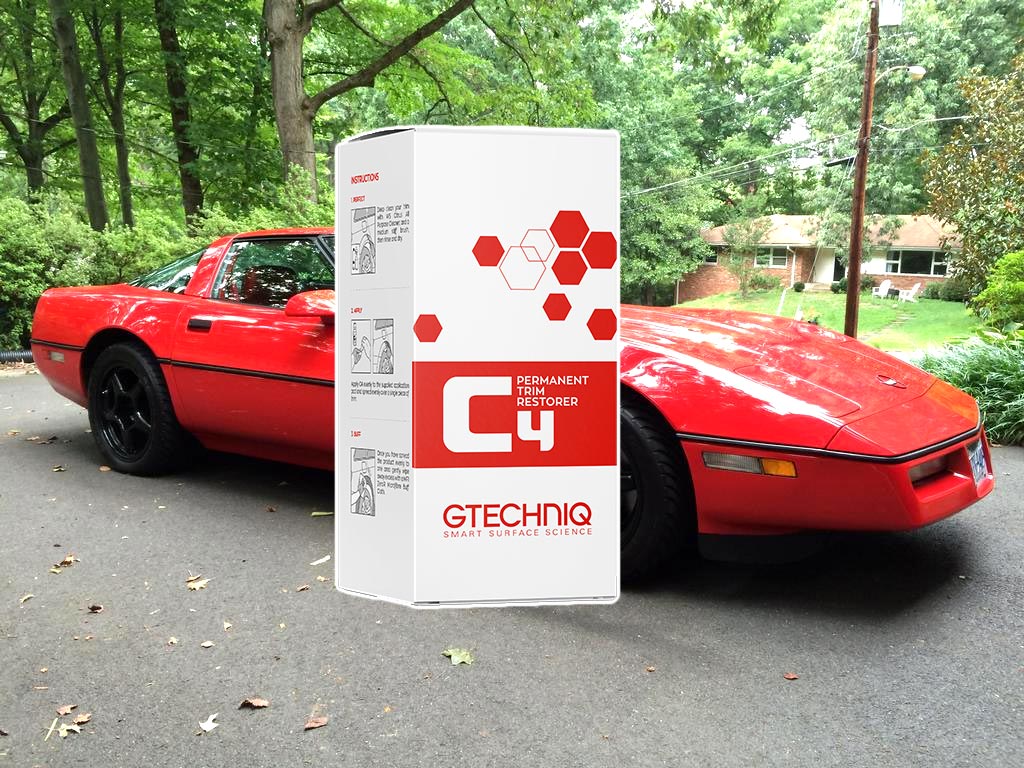 GTECHNIQ's C4 Permanent Trim Restorer Makes Faded Black Trim Look like New