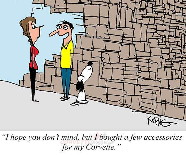 Saturday Morning Corvette Comic: What Comes First, the Corvette or the Aftermarket Accessories?