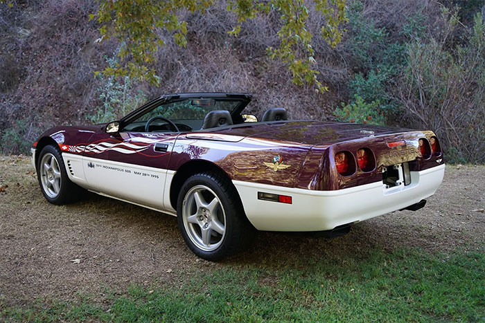 Corvettes for Sale: 1600-Mile 1995 Corvette Indy 500 Pace Car Convertible