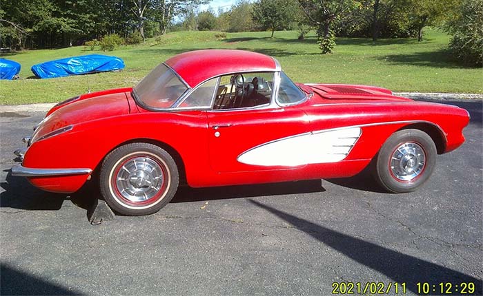 Corvettes for Sale: Former Fuelie Barn Find 1958 Corvette Offered on eBay