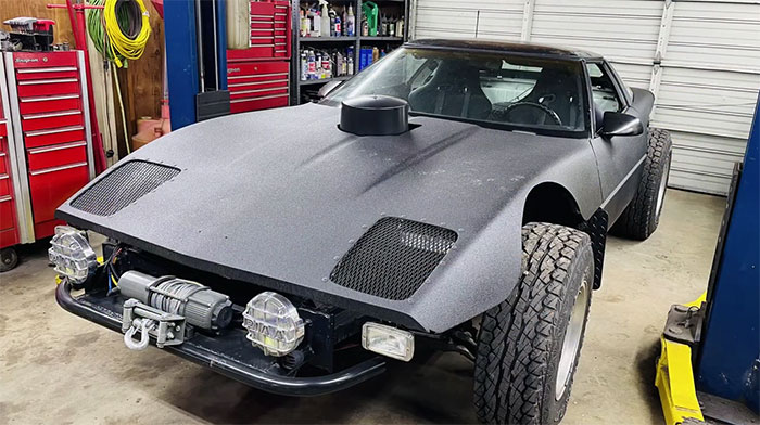 Corvettes for Sale: Wasteland-Style C4 Corvette Ready for the Zombie Apocalypse