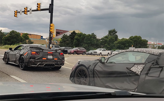 [SPIED] C8 Corvette ZR1 Prototype Spotted with Uncovered Wheels in Colorado